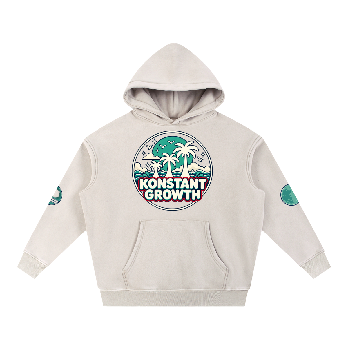 Snow Wash Fleece Oversize Hoodie ODMPOD