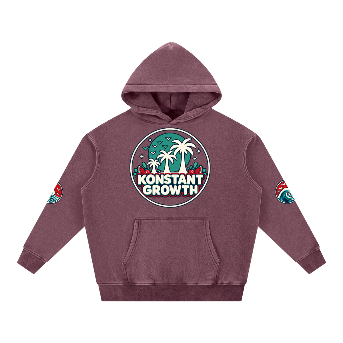 Snow Wash Fleece Oversize Hoodie ODMPOD