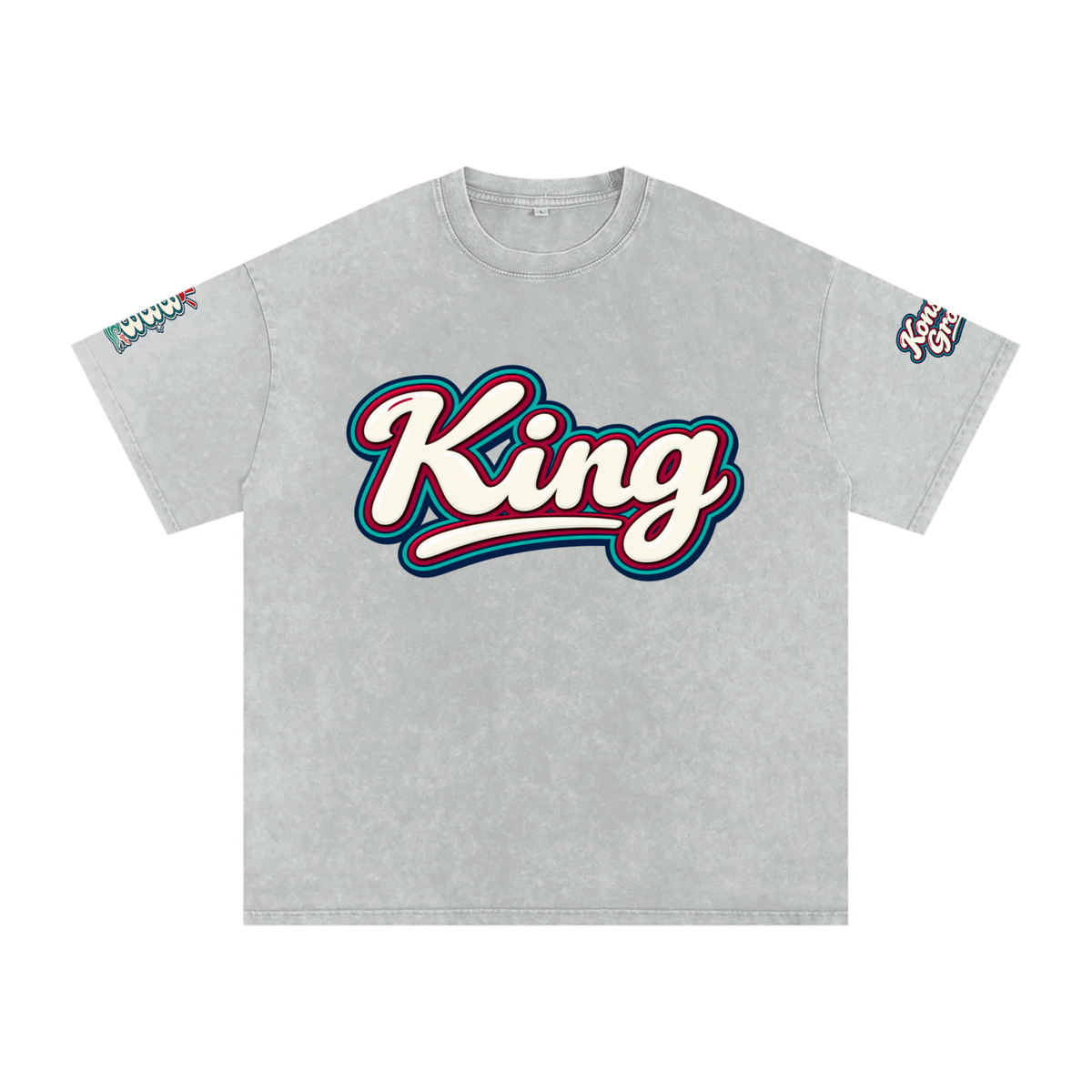 Konstant Growth Vintage — Snow-Washed Oversized Cotton Tee — Edition II ODMPOD