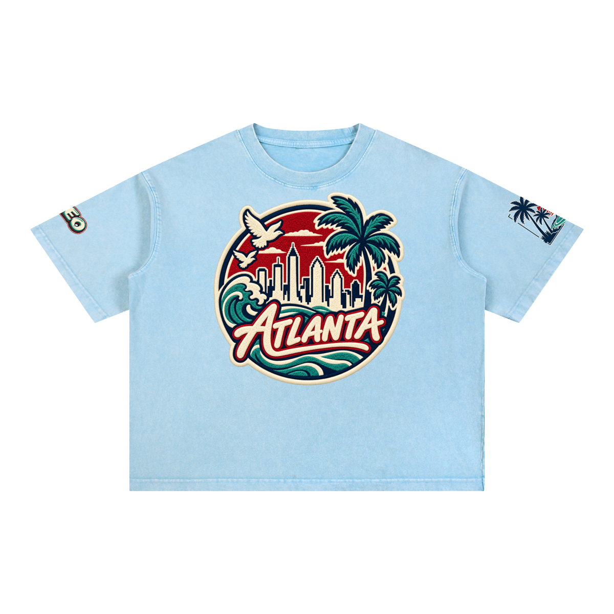 Mineral Wash Boxy Cotton T-Shirt ODMPOD