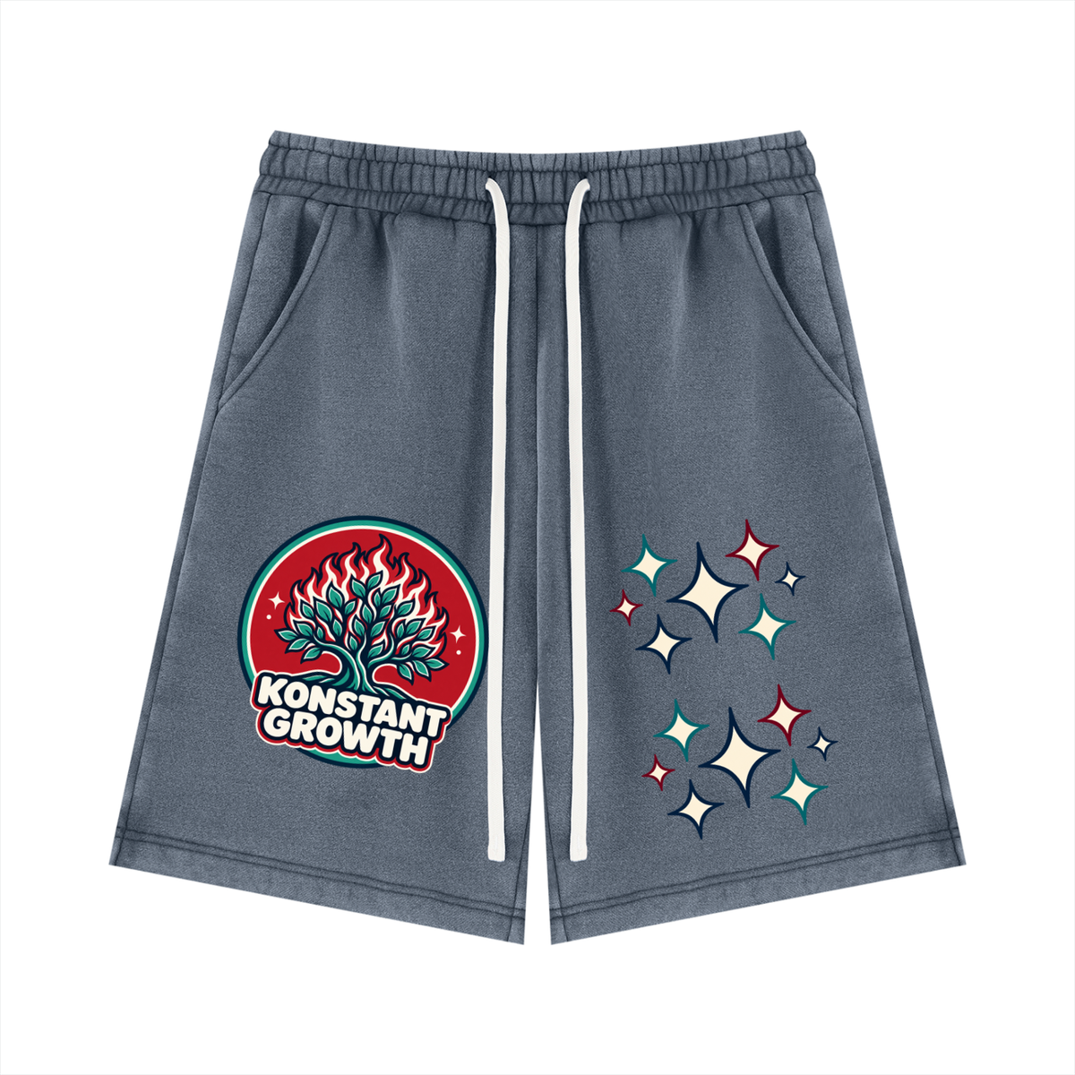 Konstant Growth Vintage — Unisex Vintage Wash Fleece Shorts ODMPOD
