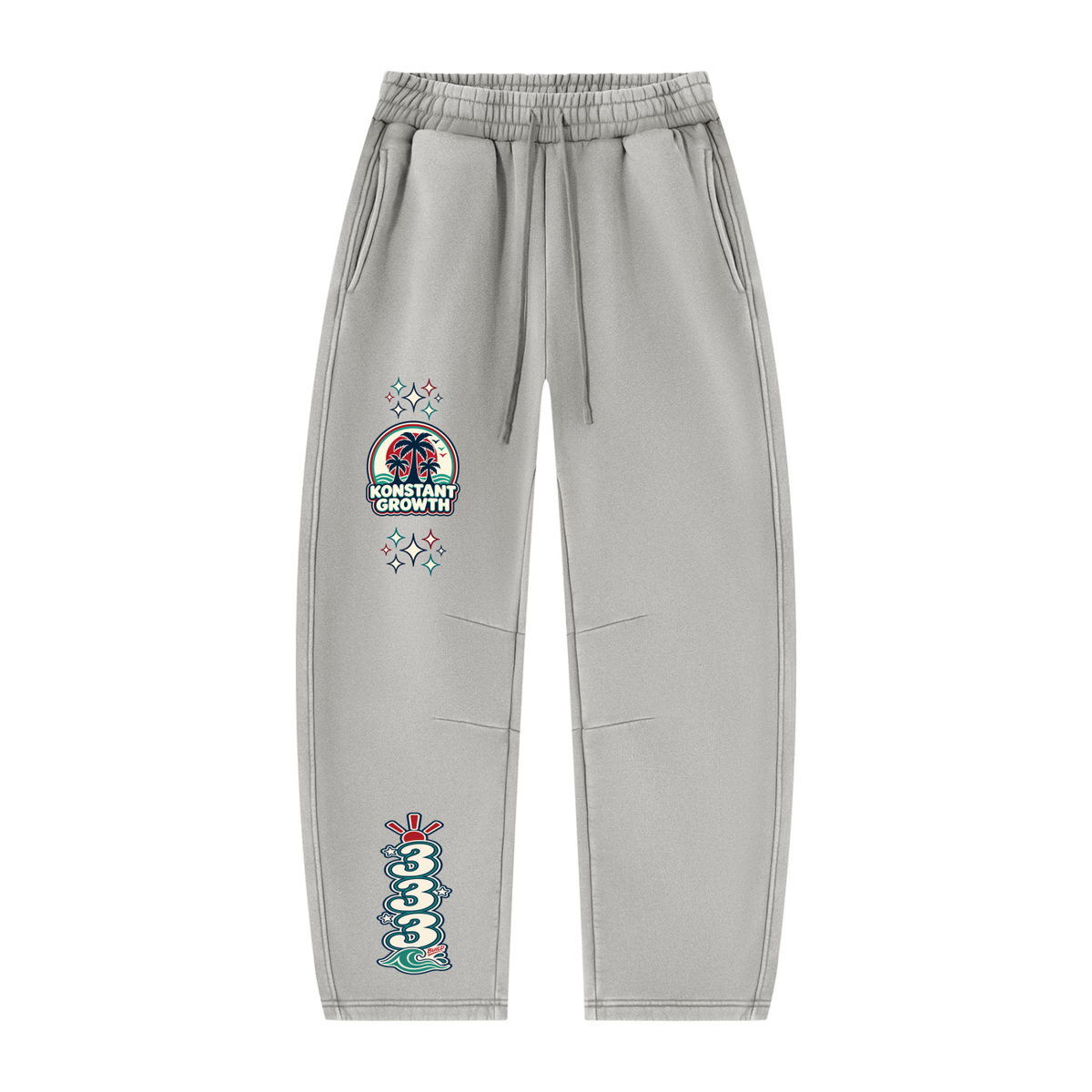 Konstant Growth Vintage — Unisex Vintage Wash Barrel Leg Fleece Sweatpants ODMPOD