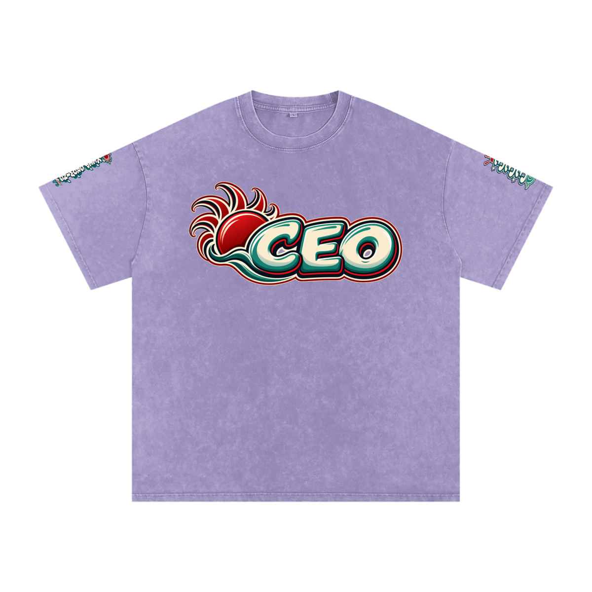 Konstant Growth Vintage — Snow-Washed Oversized Cotton Tee — Edition I ODMPOD