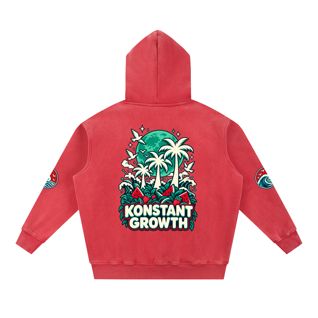 Snow Wash Fleece Oversize Hoodie ODMPOD