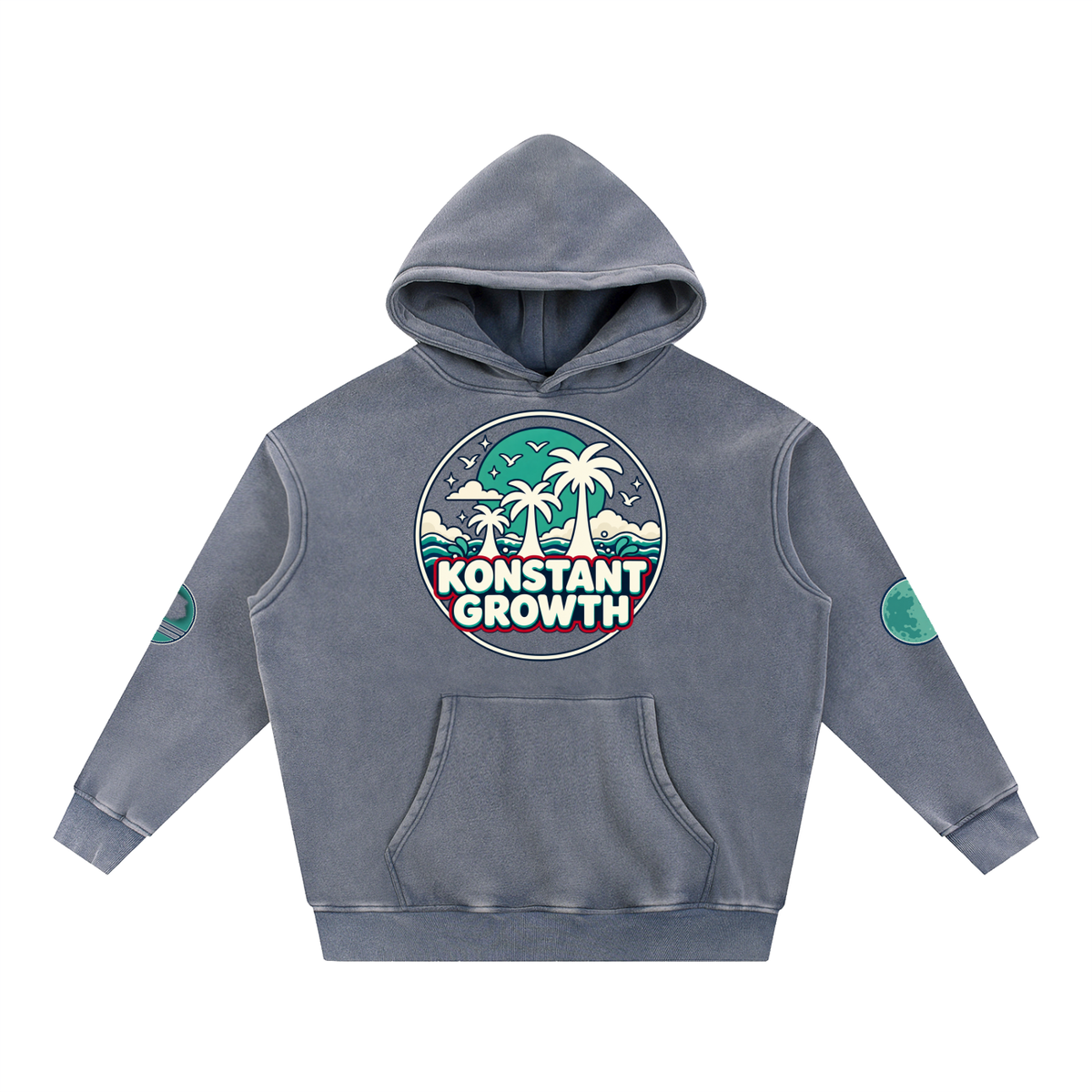 Snow Wash Fleece Oversize Hoodie ODMPOD