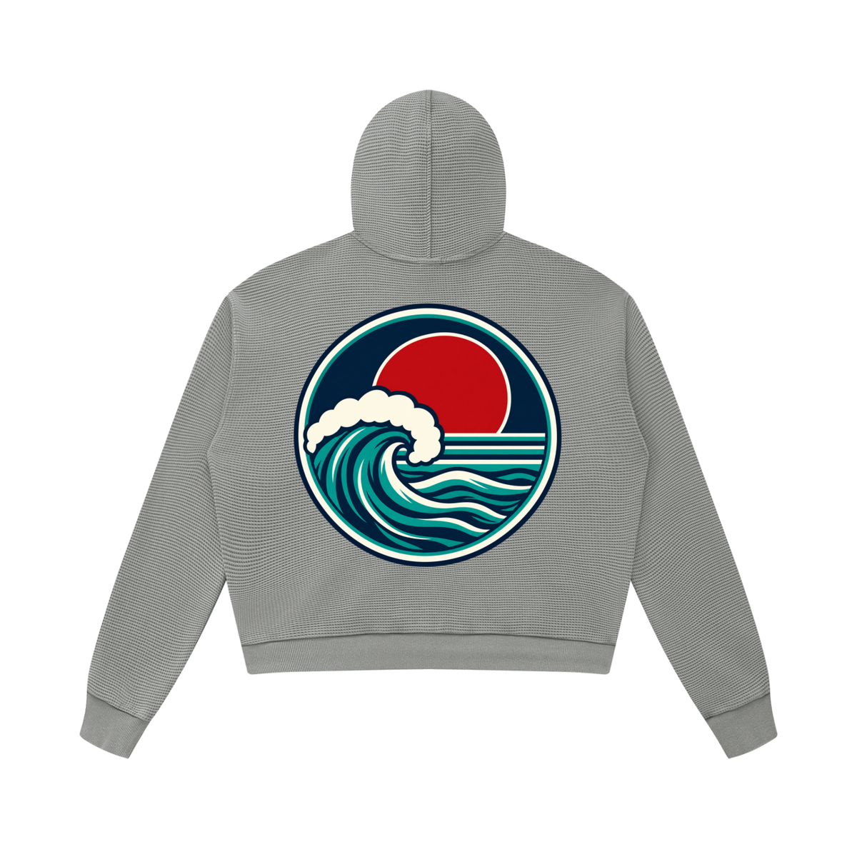 Unisex Mineral Wash Boxy Waffle Hoodie ODMPOD