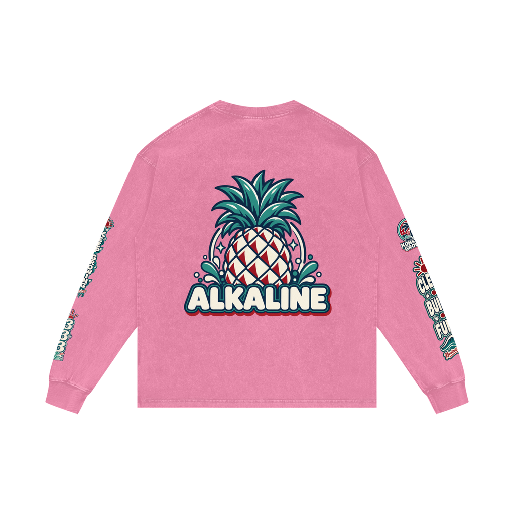 Konstant Growth Vintage — Pineapple Acid Wash Long Sleeve Tee