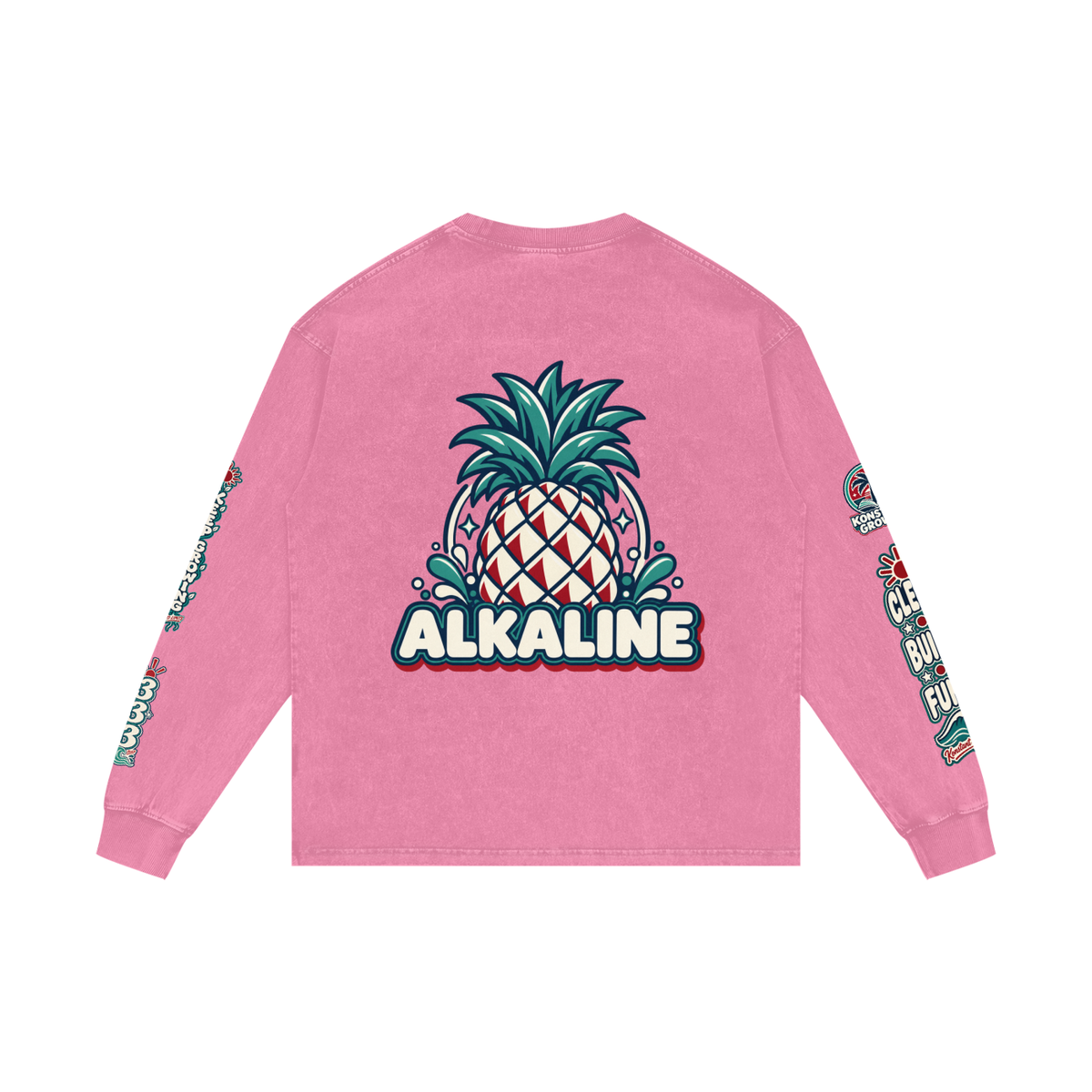 Konstant Growth Vintage — Pineapple Acid Wash Long Sleeve Tee