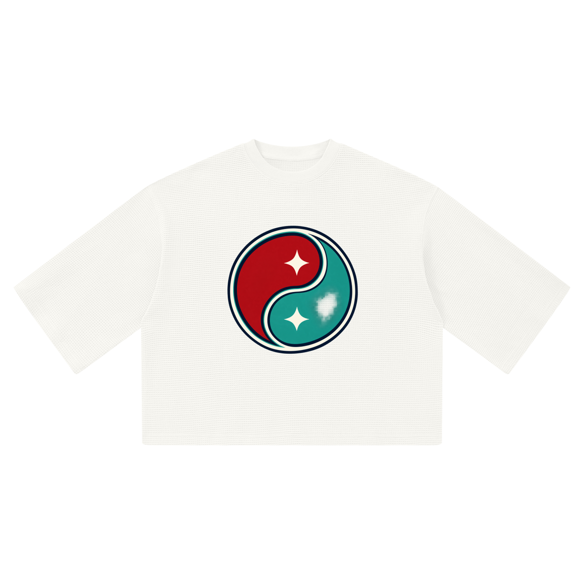Unisex Waffle Boxy T-Shirt ODMPOD