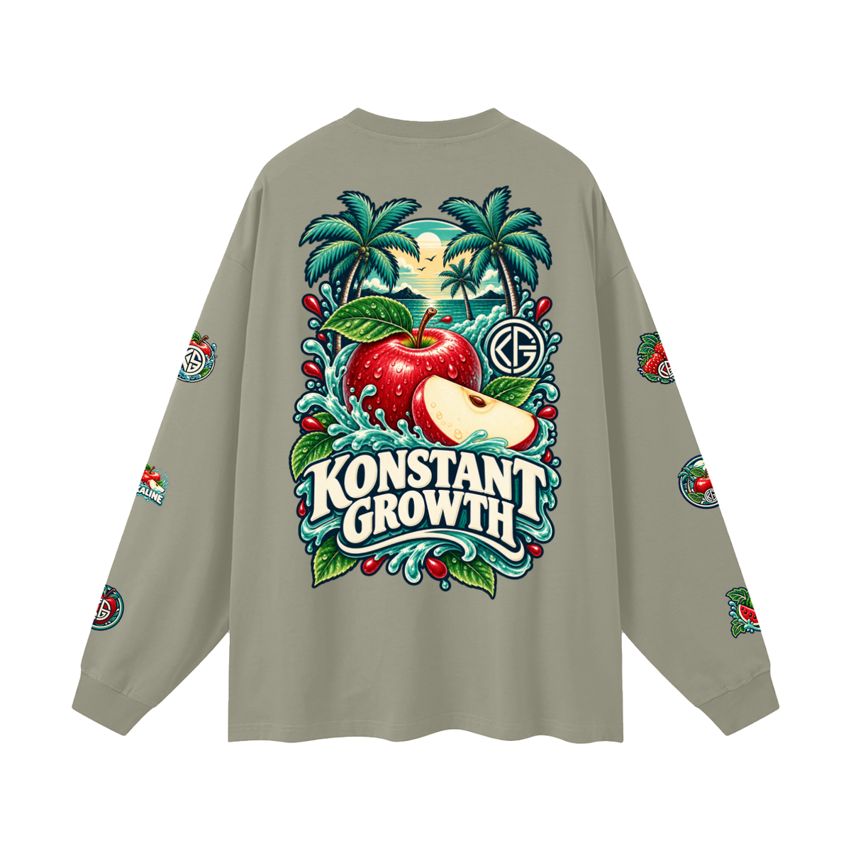Oversized Unisex Long Sleeve T-Shirt ODMPOD