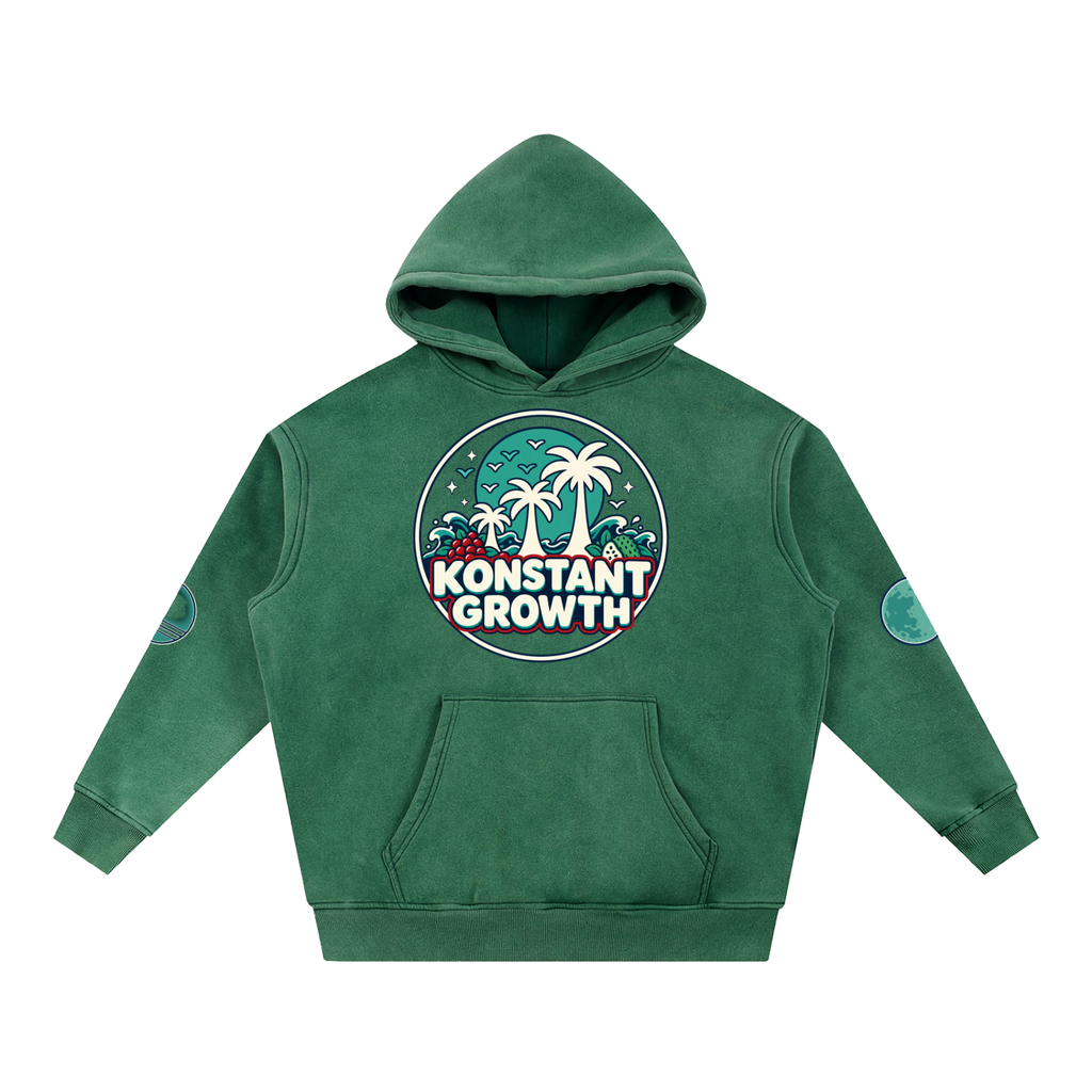 Snow Wash Fleece Oversize Hoodie ODMPOD