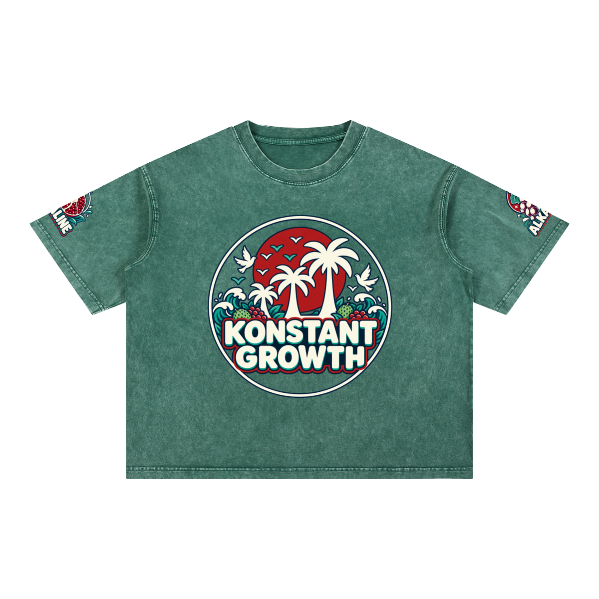 Mineral Wash Boxy Cotton T-Shirt ODMPOD