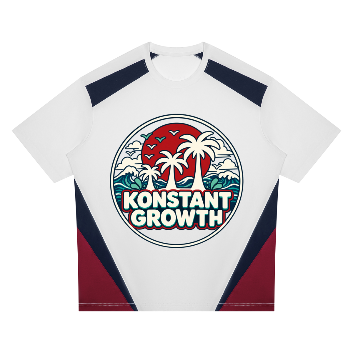 Konstant Growth Inc Unisex Color Block T-Shirt ODMPOD