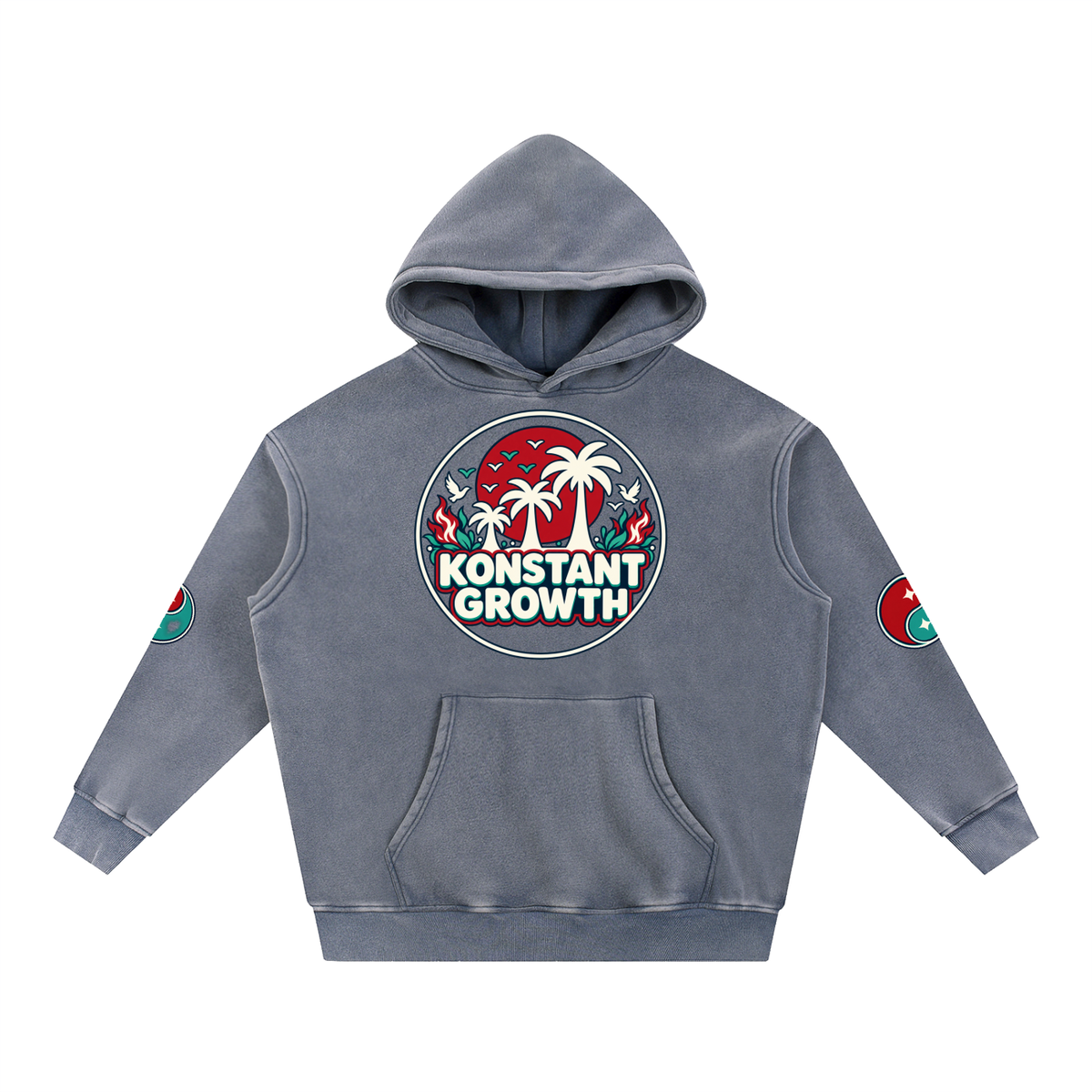 Snow Wash Fleece Oversize Hoodie ODMPOD