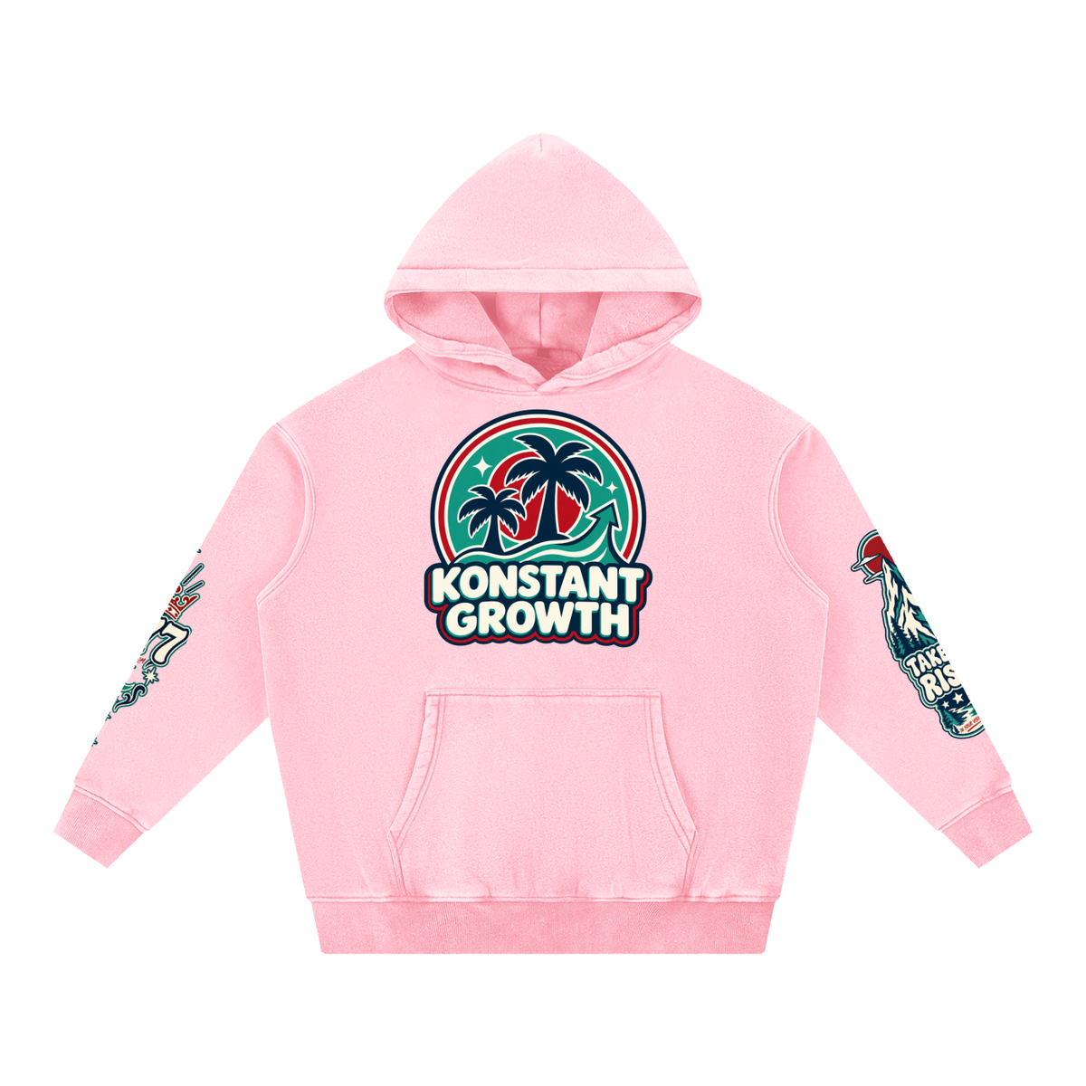 Konstant Growth Vintage — Alkaline Apple Snow-Wash Hoodie ODMPOD