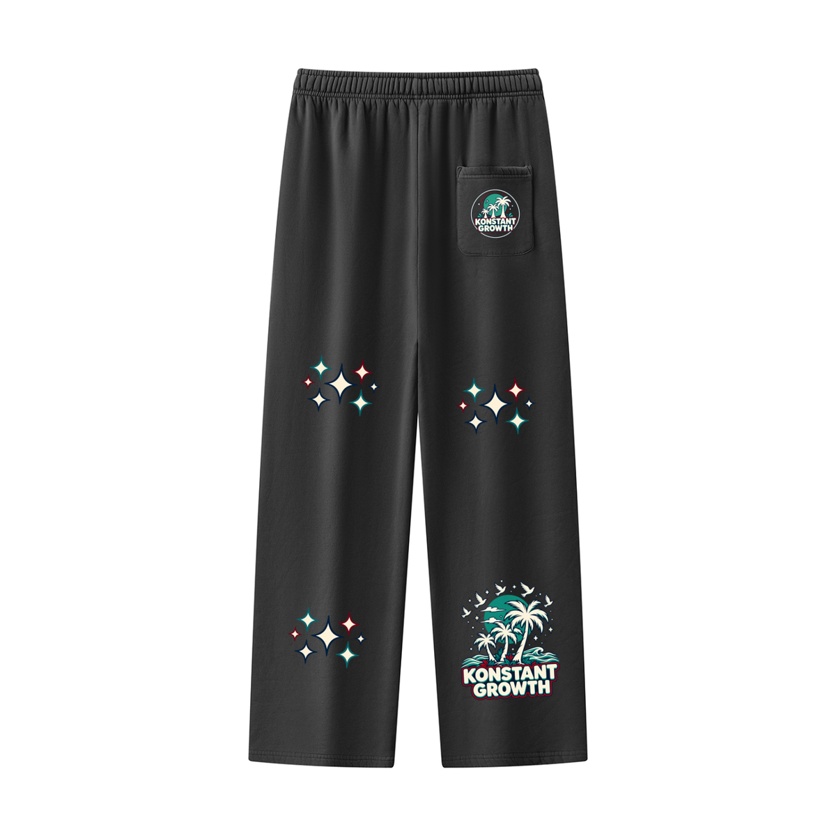 Unisex Vintage Wash Fleece Sweatpants ODMPOD