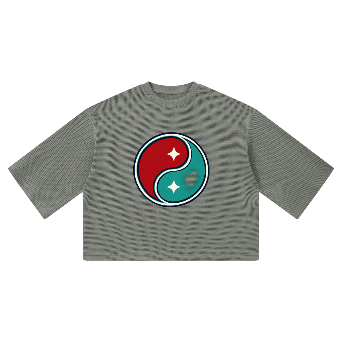 Unisex Waffle Boxy T-Shirt ODMPOD