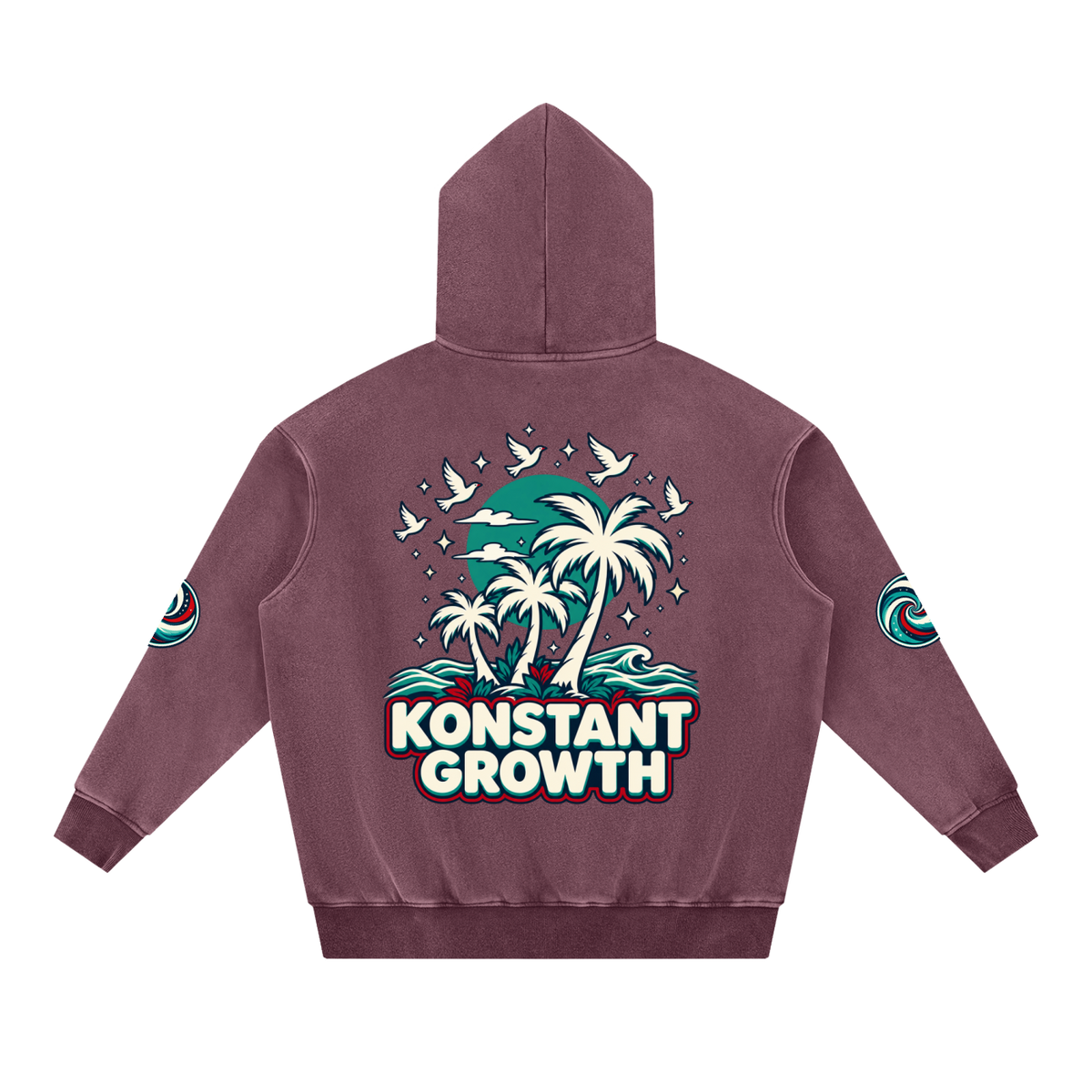 Snow Wash Fleece Oversize Hoodie ODMPOD