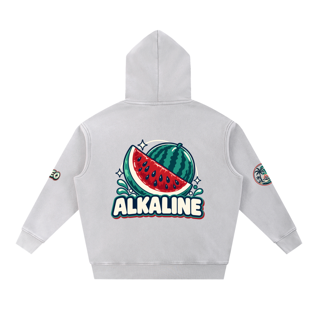 Snow Wash Fleece Oversize Hoodie