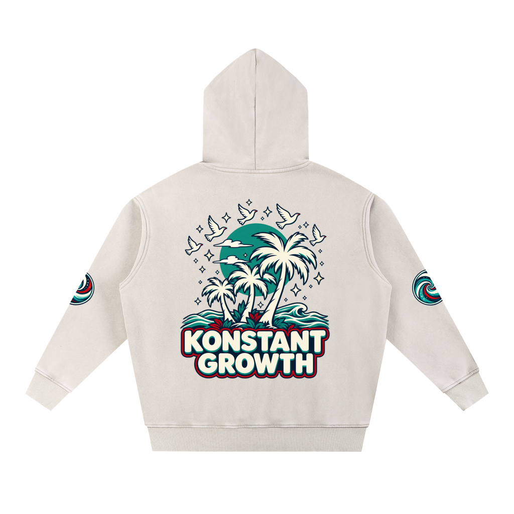 Snow Wash Fleece Oversize Hoodie ODMPOD