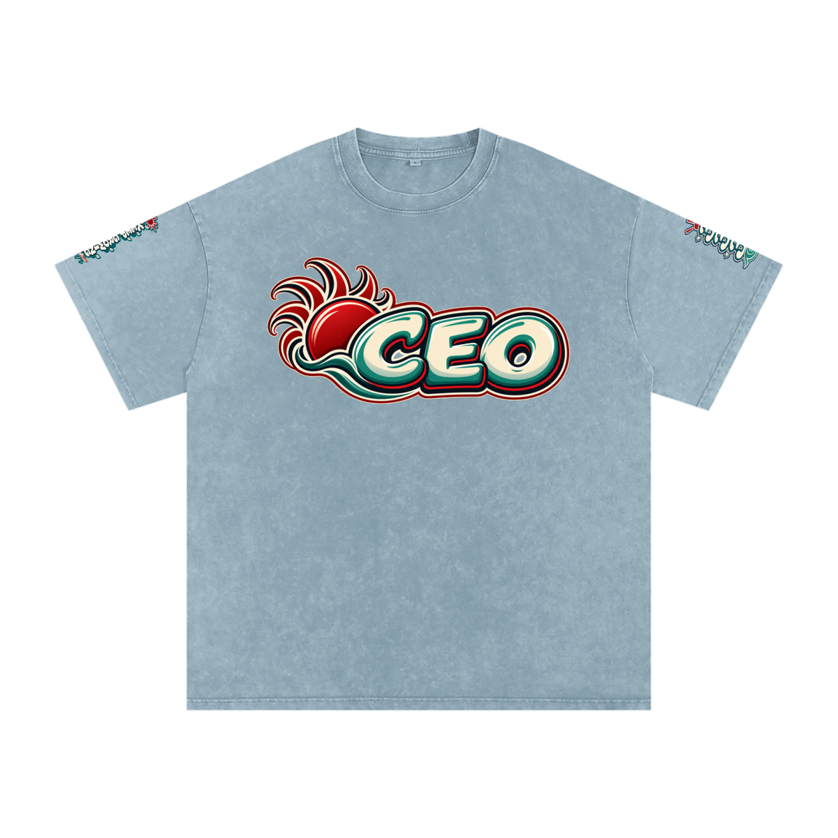 Konstant Growth Vintage — Snow-Washed Oversized Cotton Tee — Edition I ODMPOD