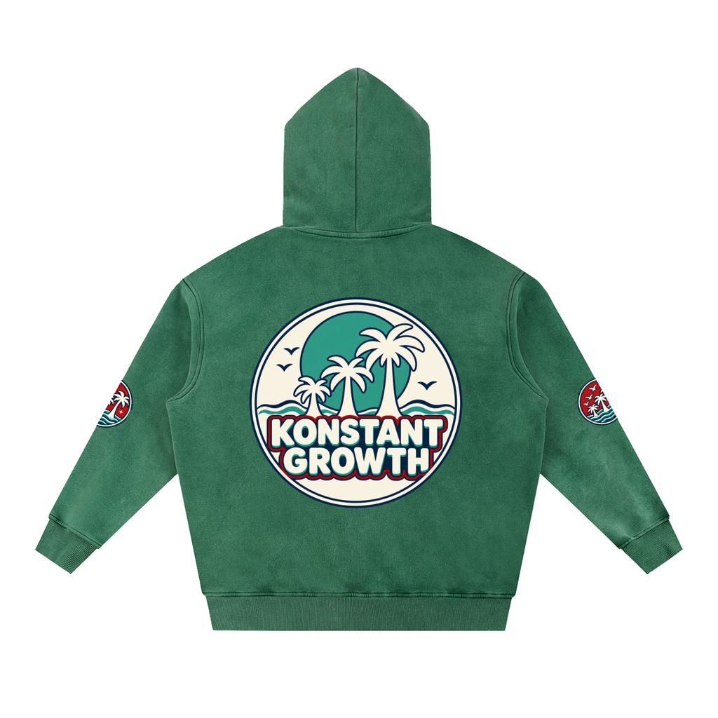 Snow Wash Fleece Oversize Hoodie ODMPOD