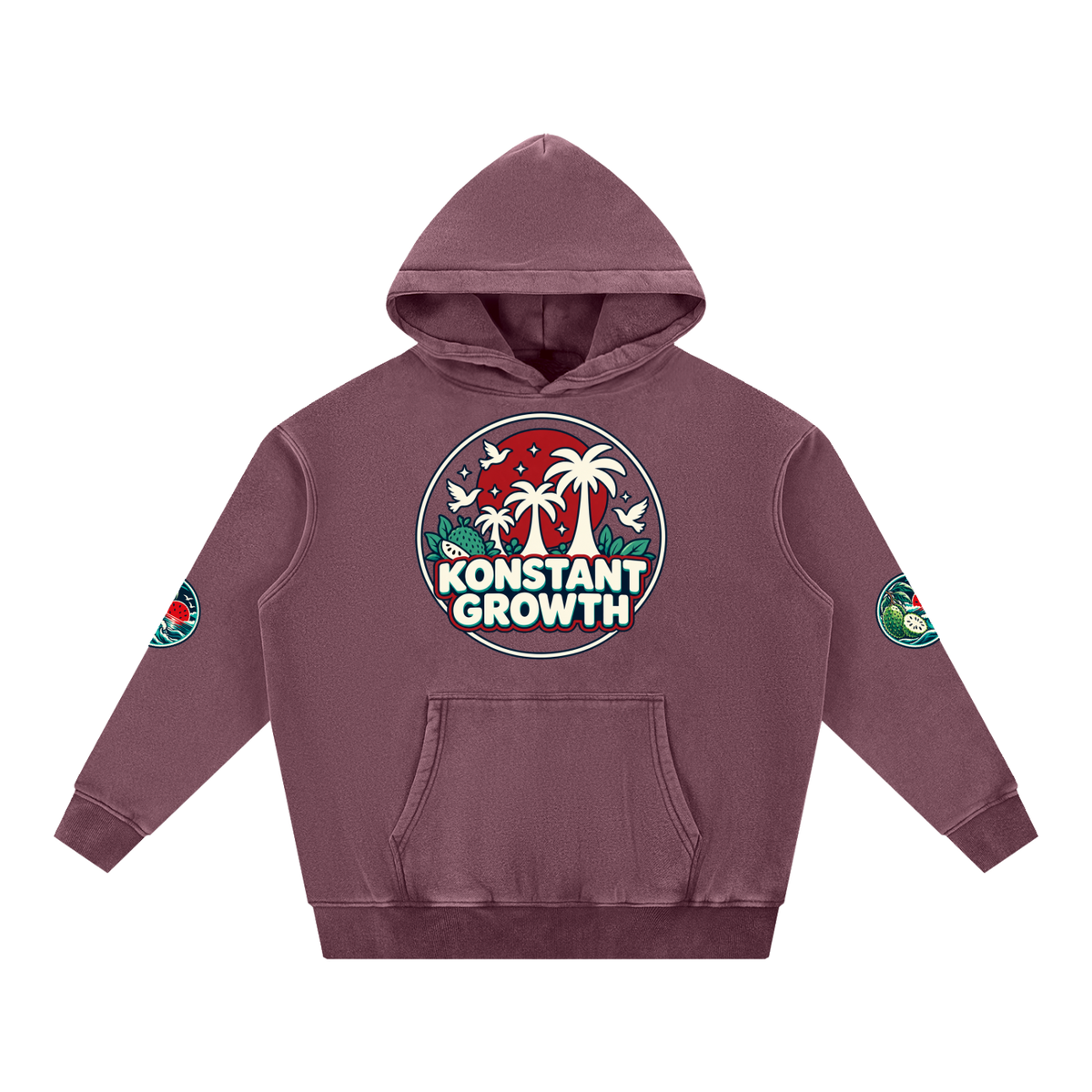 Snow Wash Fleece Oversize Hoodie ODMPOD