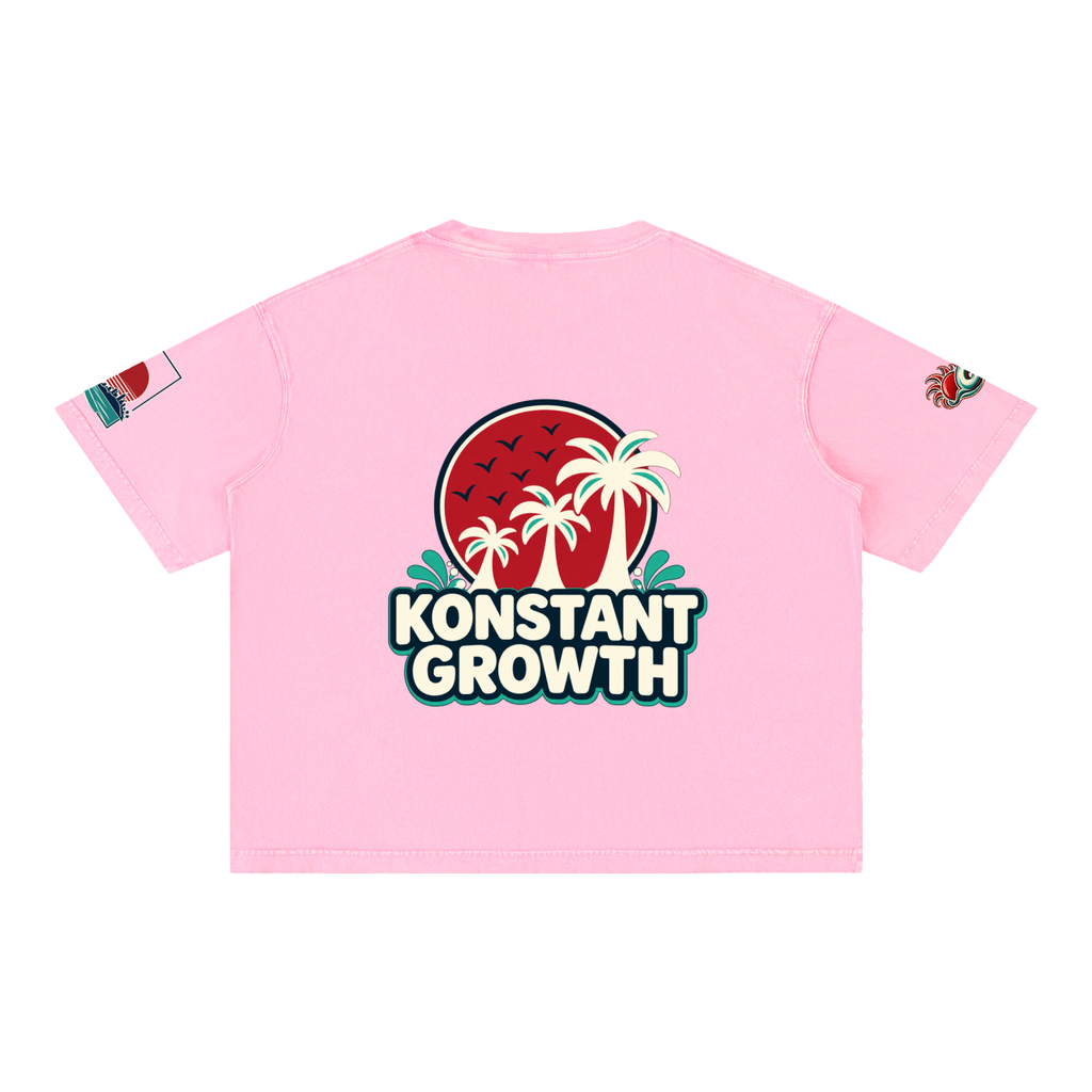 Mineral Wash Boxy Cotton T-Shirt ODMPOD