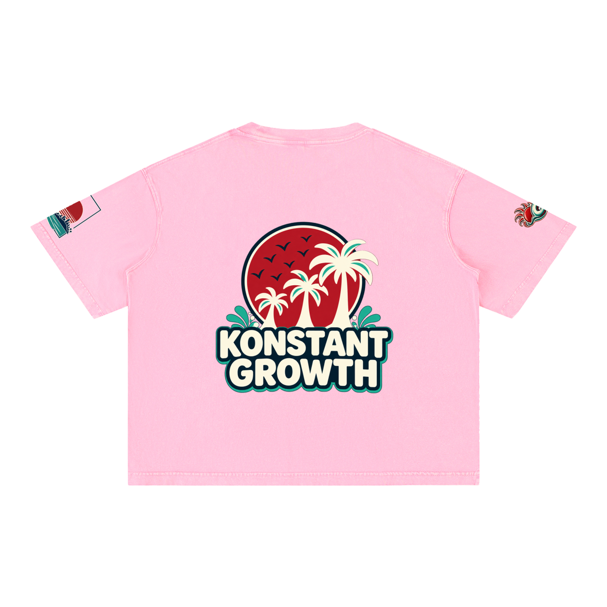 Mineral Wash Boxy Cotton T-Shirt ODMPOD