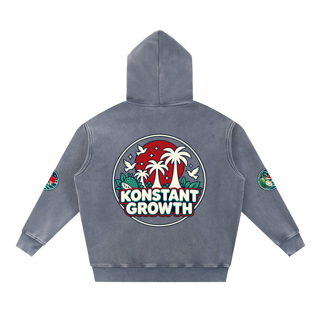 Snow Wash Fleece Oversize Hoodie ODMPOD