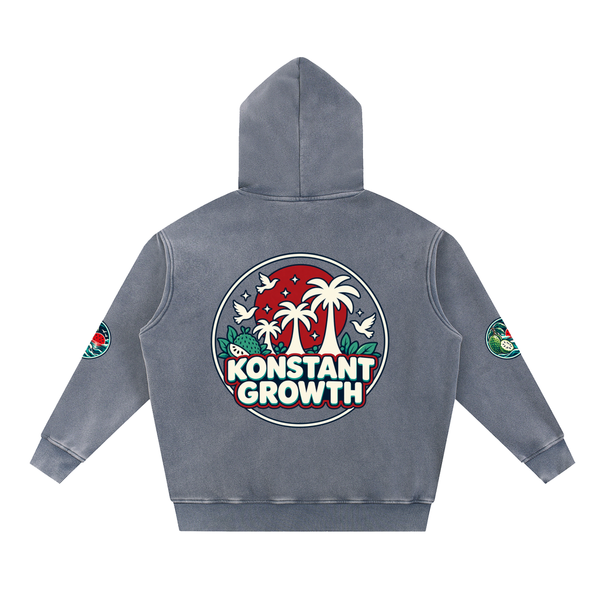 Snow Wash Fleece Oversize Hoodie ODMPOD