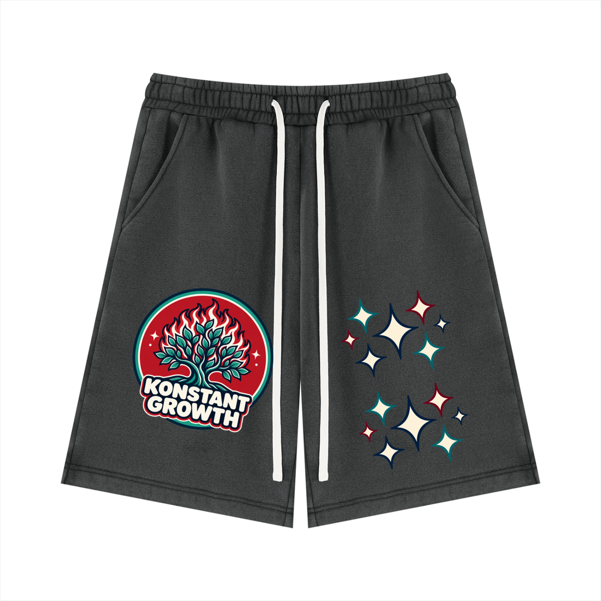 Konstant Growth Vintage — Unisex Vintage Wash Fleece Shorts ODMPOD