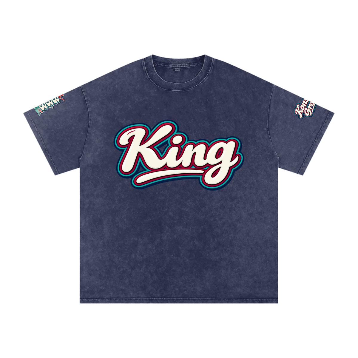 Konstant Growth Vintage — Snow-Washed Oversized Cotton Tee — Edition II ODMPOD