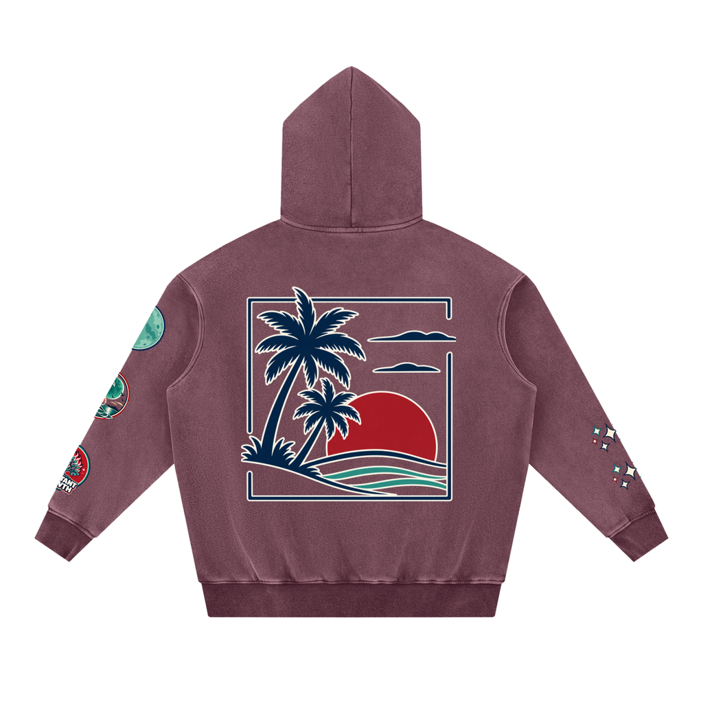 Konstant Growth Vintage — Snow Wash Fleece Oversize Hoodie