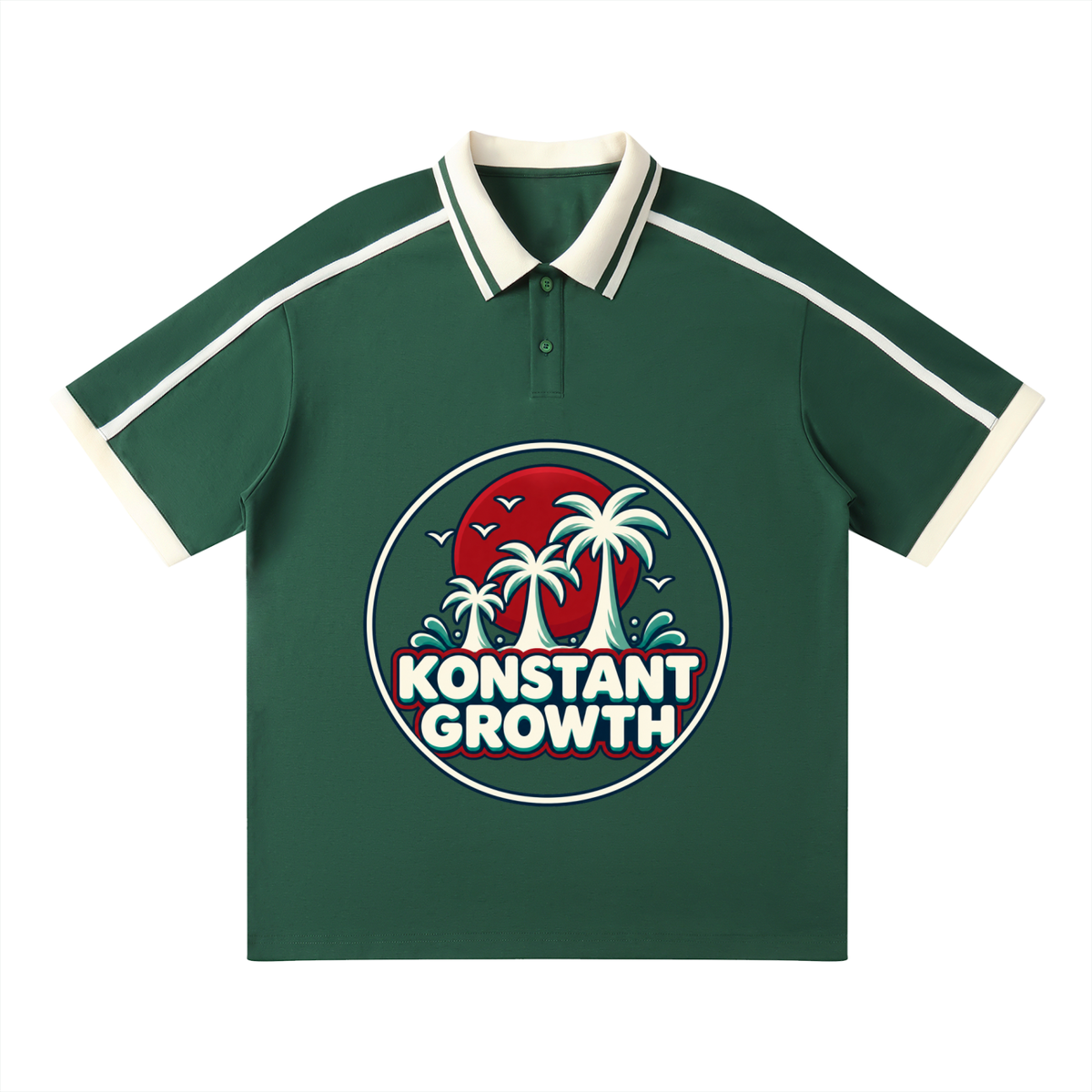 Unisex Contrast Piping Polo Shirt ODMPOD