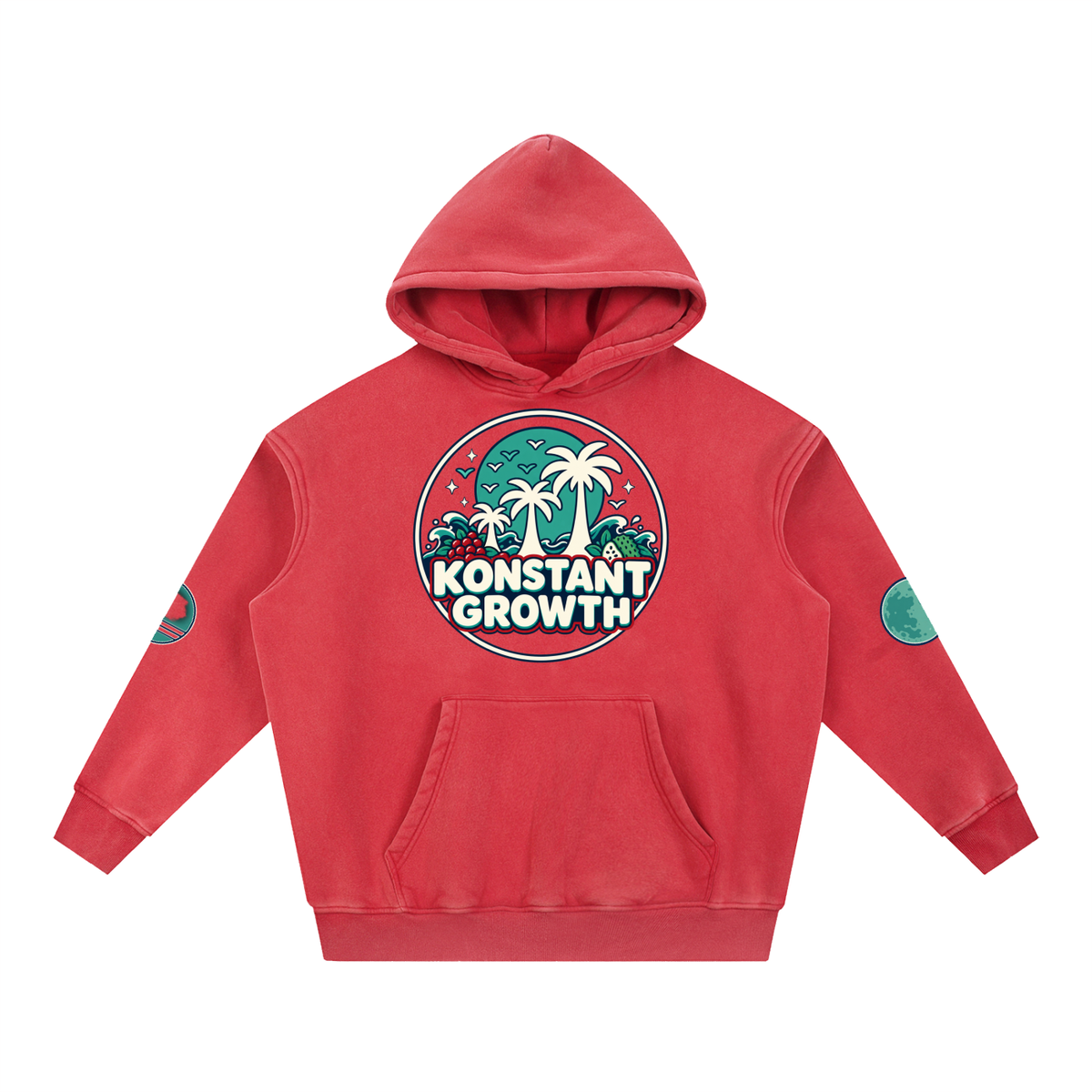 Snow Wash Fleece Oversize Hoodie ODMPOD