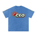 Konstant Growth Vintage — Snow Washed Oversized Cotton T-Shirt