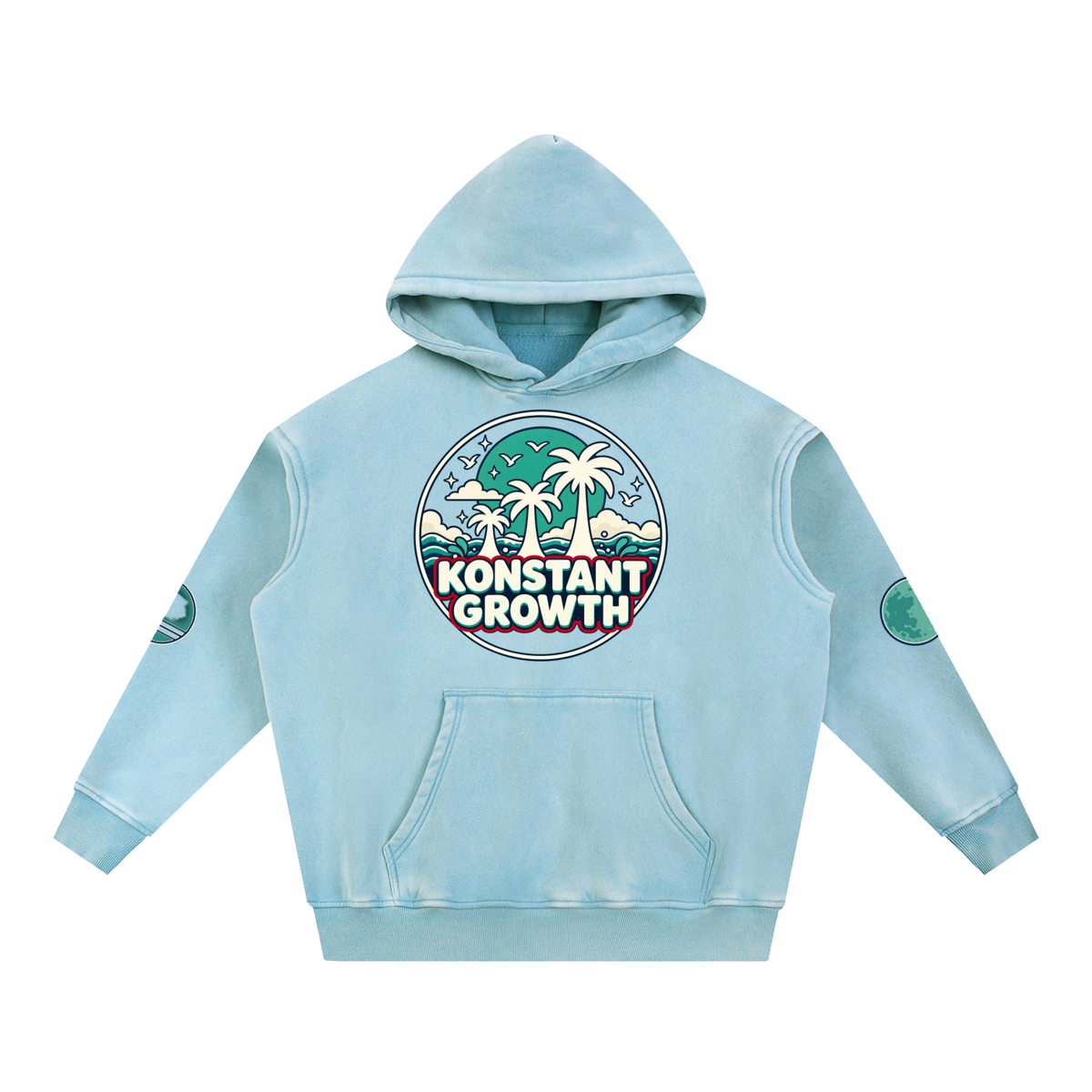 Snow Wash Fleece Oversize Hoodie ODMPOD