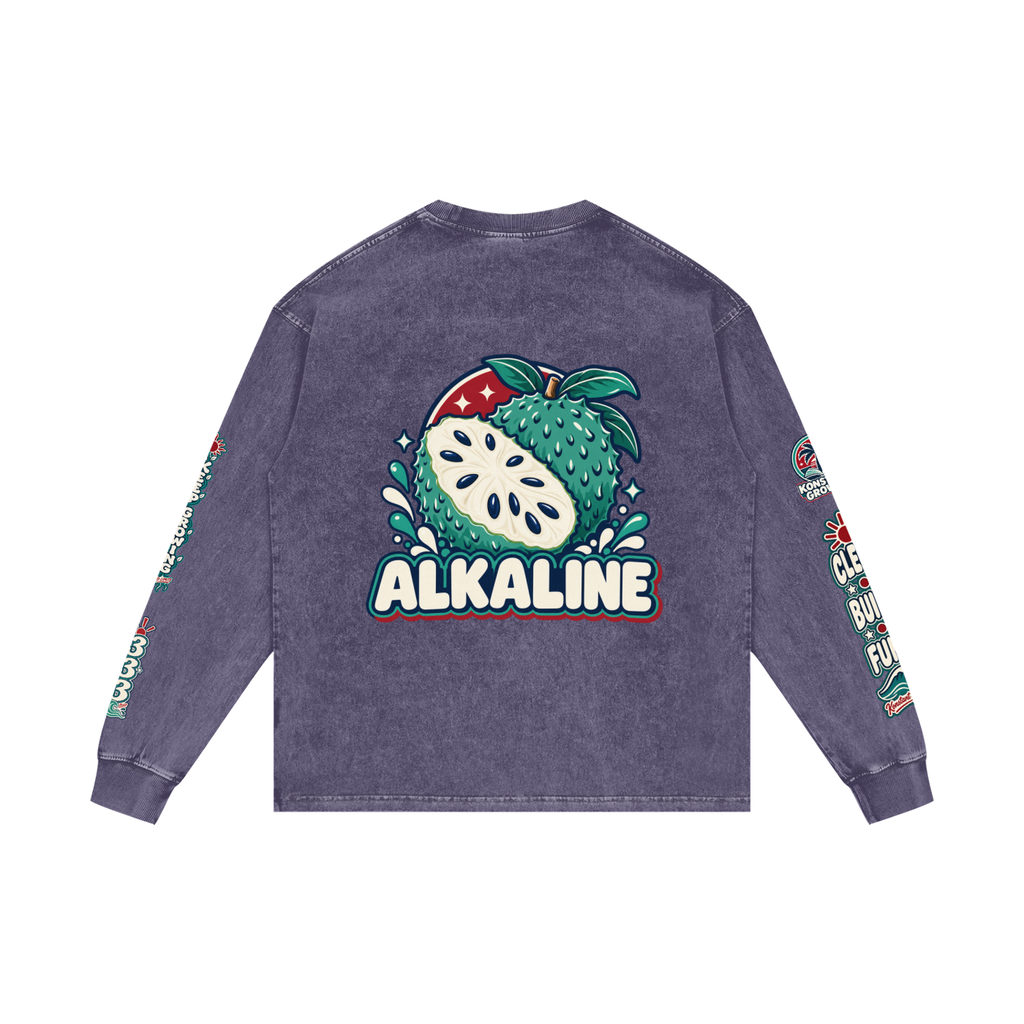 Konstant Growth Vintage — Soursop Acid Wash Long Sleeve Tee