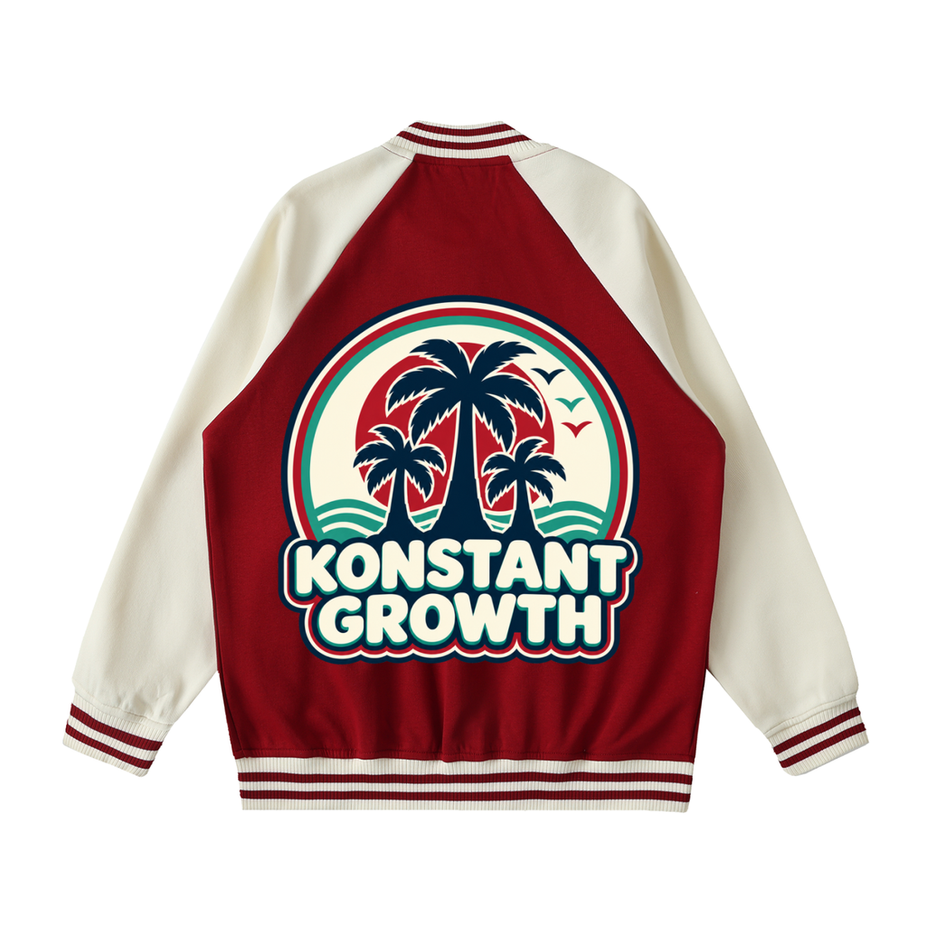 Konstant Growth Vintage — Two Tone Raglan Sleeve Varsity Jacket