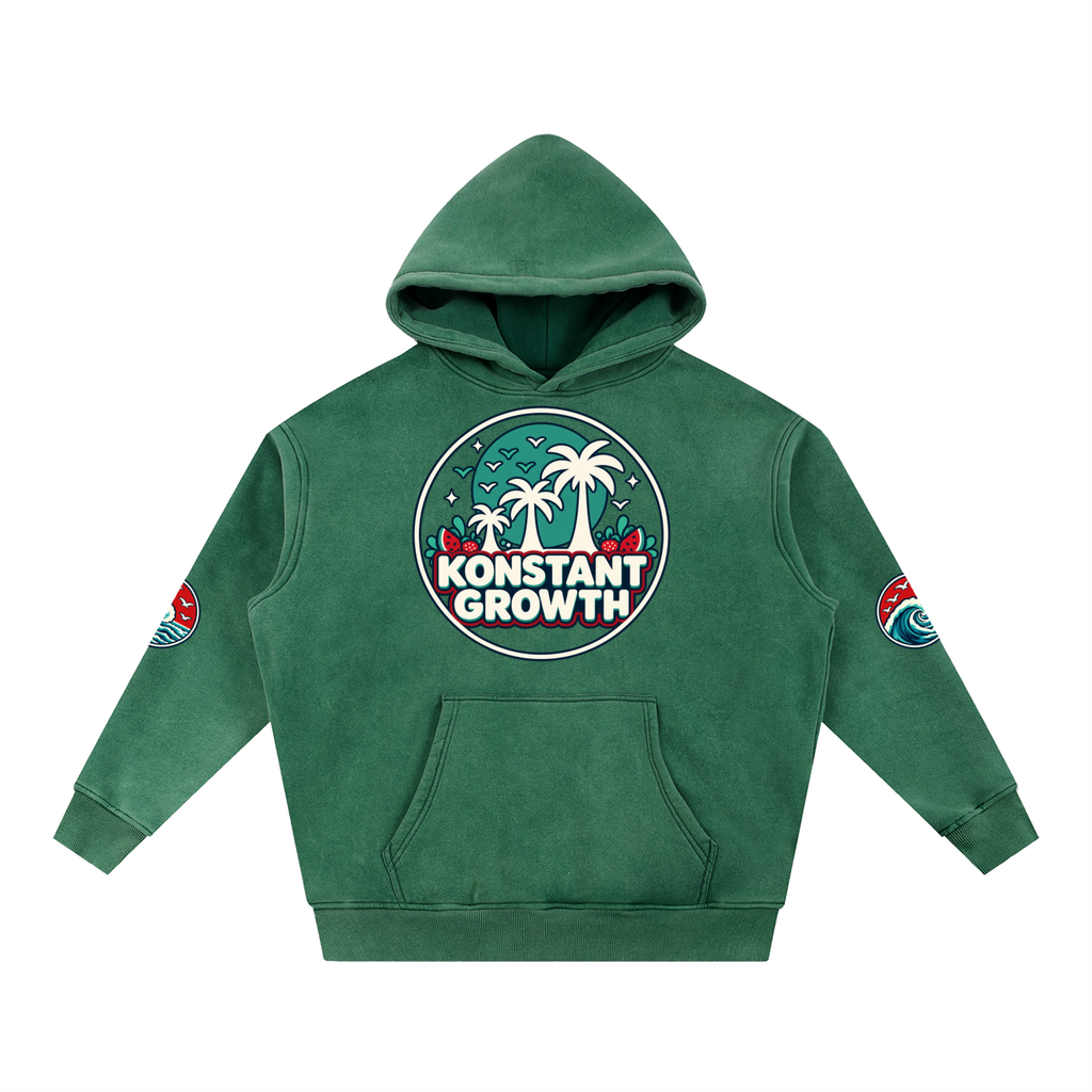 Snow Wash Fleece Oversize Hoodie ODMPOD