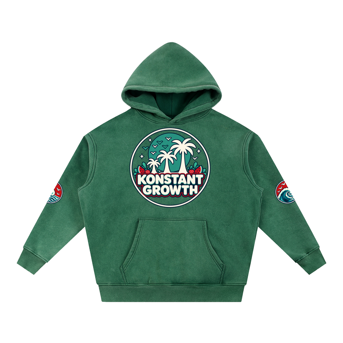 Snow Wash Fleece Oversize Hoodie ODMPOD