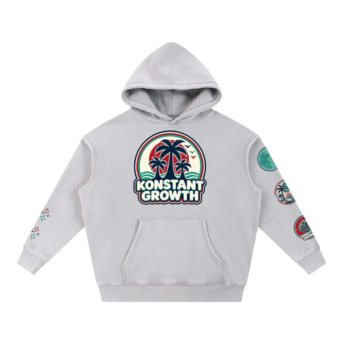Konstant Growth Vintage — Snow-Wash Fleece Hoodie — Edition I ODMPOD