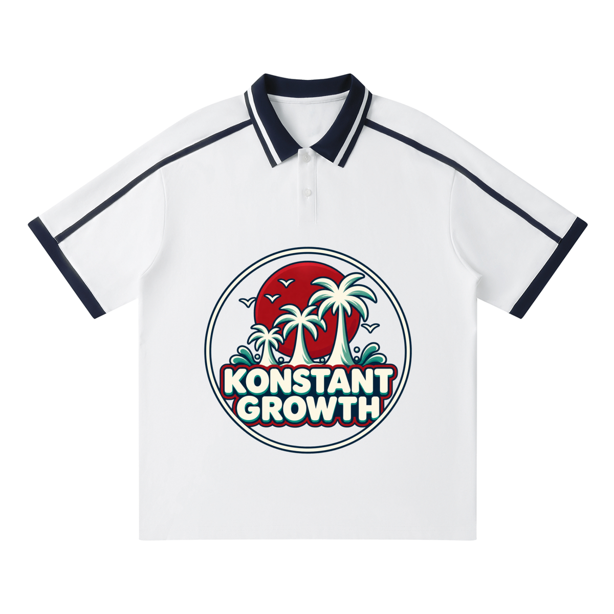 Unisex Contrast Piping Polo Shirt ODMPOD