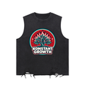 Konstant Growth Vintage — Snow Washed Raw-Hem Tank Top