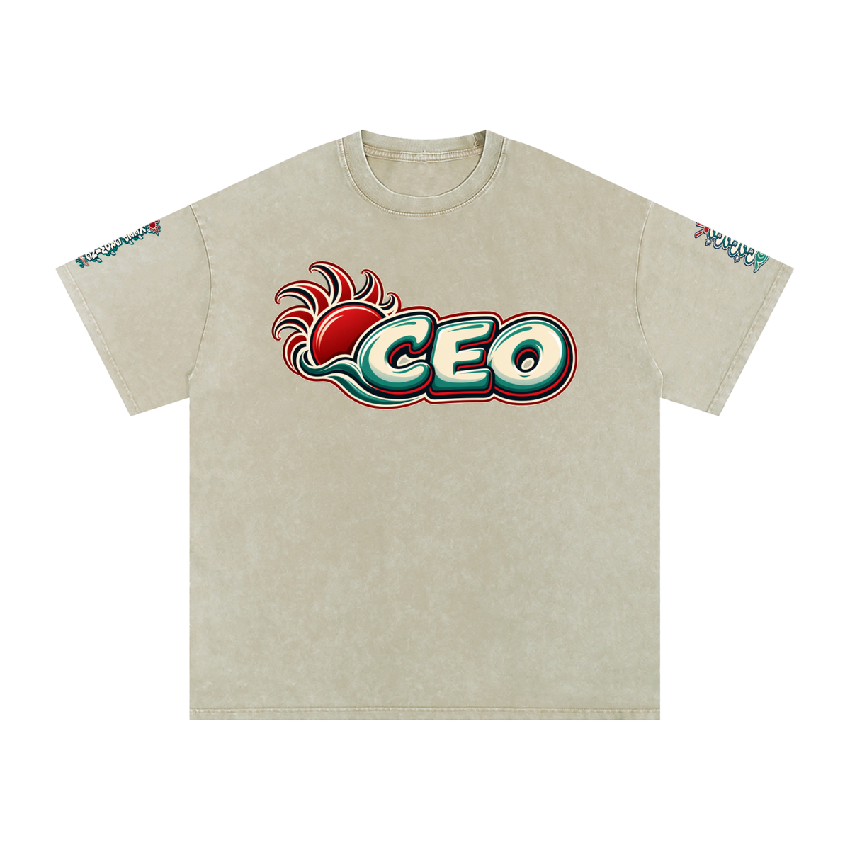 Konstant Growth Vintage — Snow-Washed Oversized Cotton Tee — Edition I ODMPOD