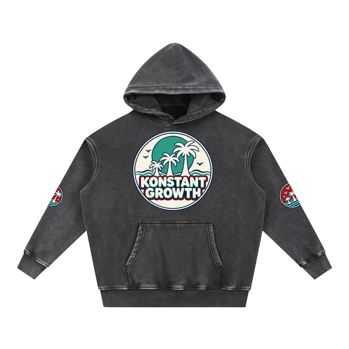 Snow Wash Fleece Oversize Hoodie ODMPOD