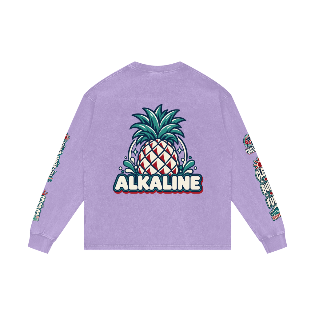 Konstant Growth Vintage — Pineapple Acid Wash Long Sleeve Tee
