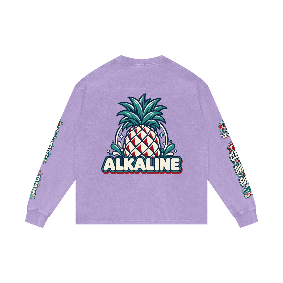 Konstant Growth Vintage — Pineapple Acid Wash Long Sleeve Tee