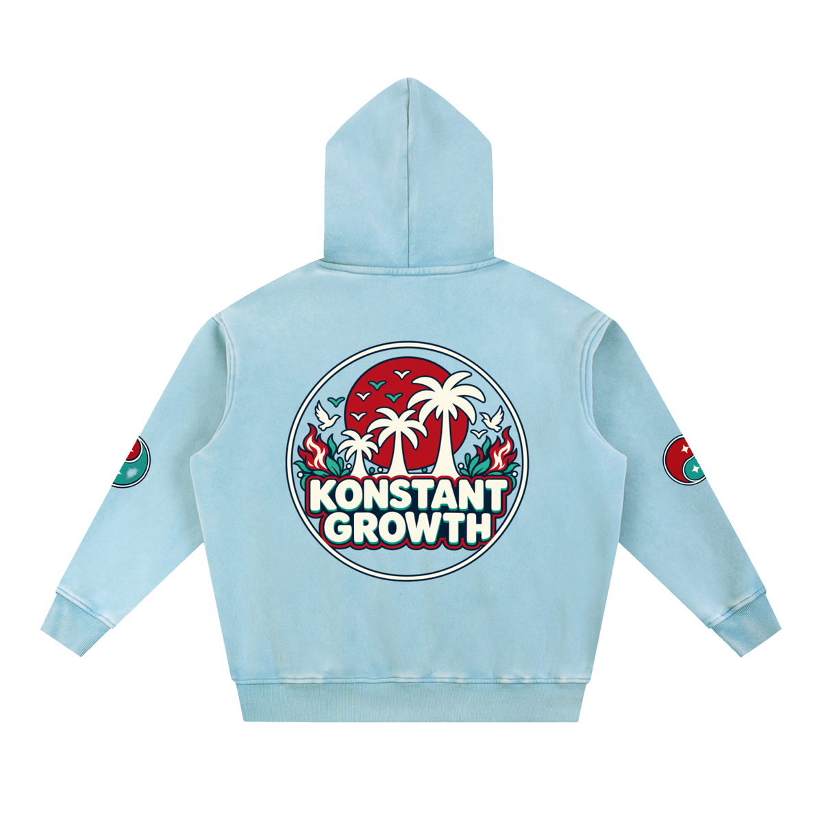 Snow Wash Fleece Oversize Hoodie ODMPOD